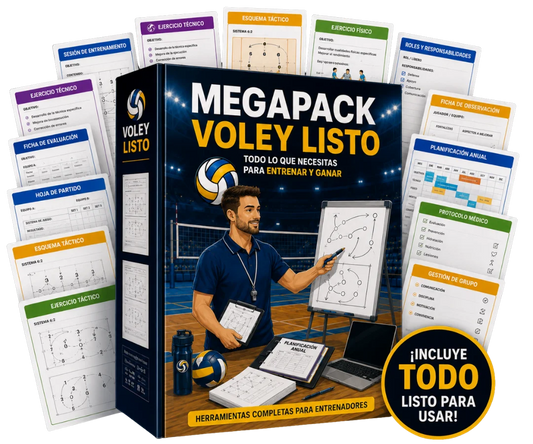 MEGAPACK VOLLEY PRÊT + KIT TACTIQUE PRO